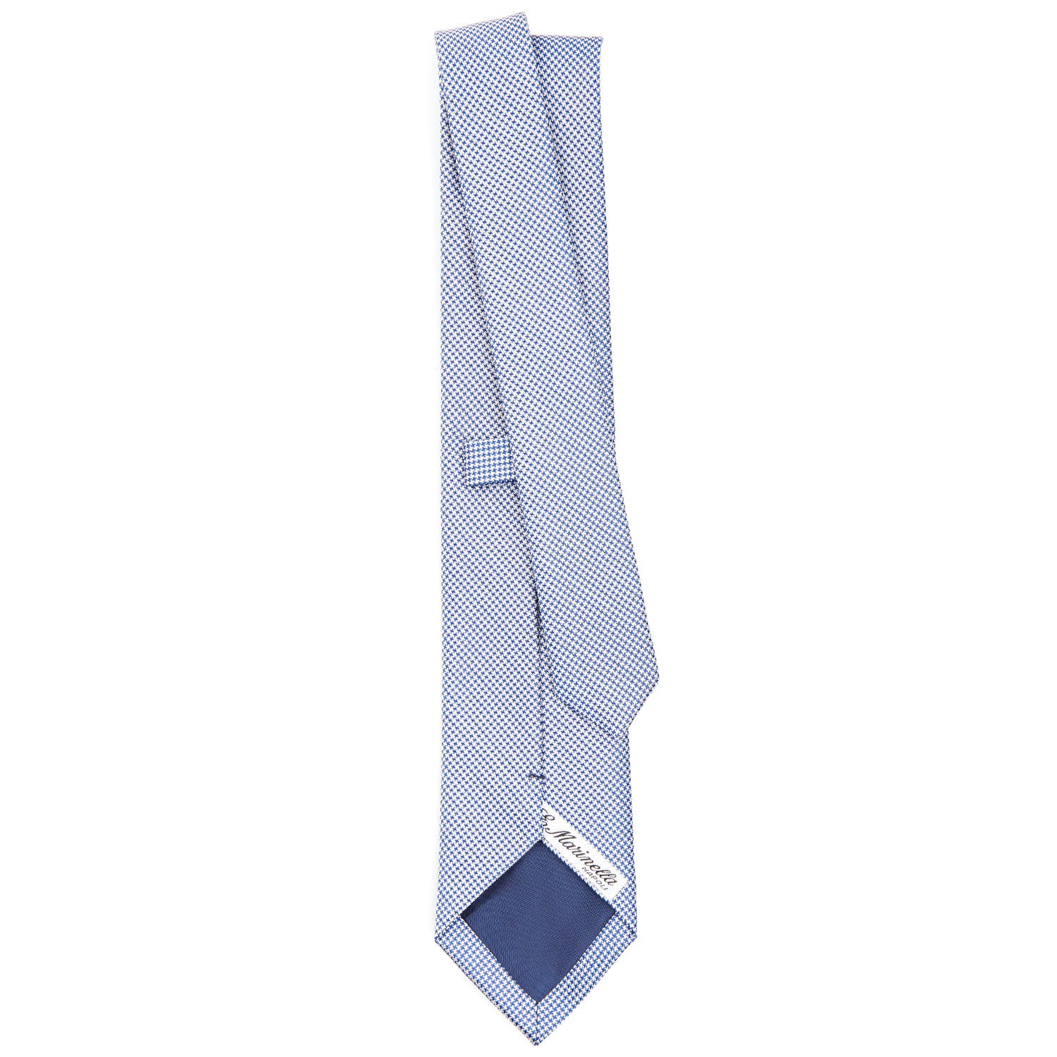 Blue Ceremonial Jacquard Silk Tie – E.Marinella