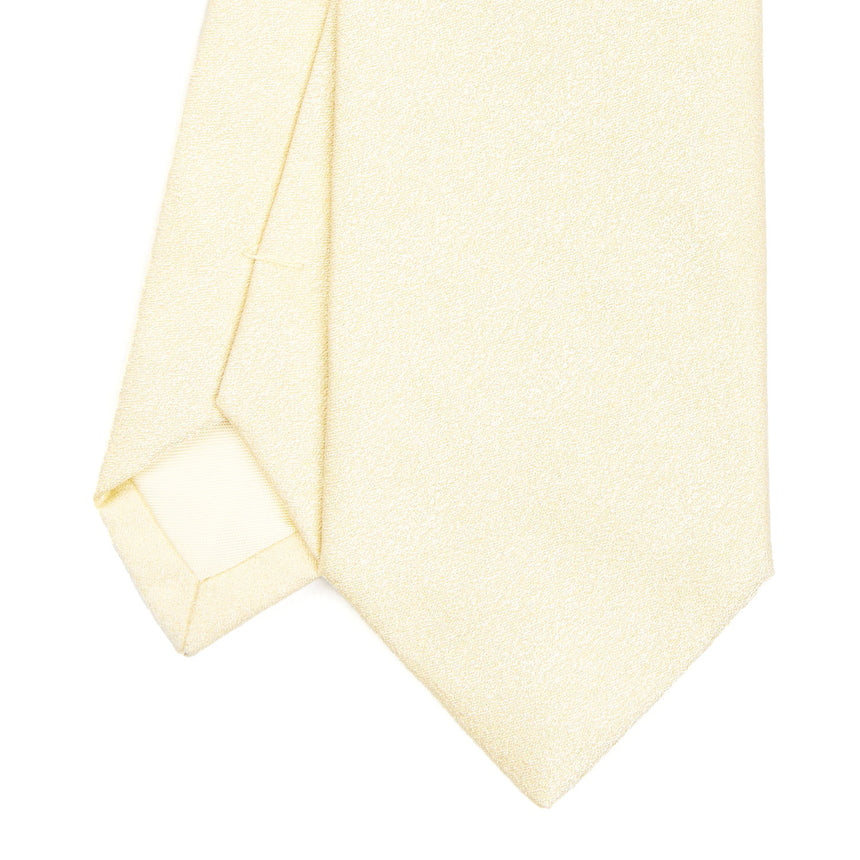 CRAVATTA CERIMONIA IN RASO DI SETA GIALLA