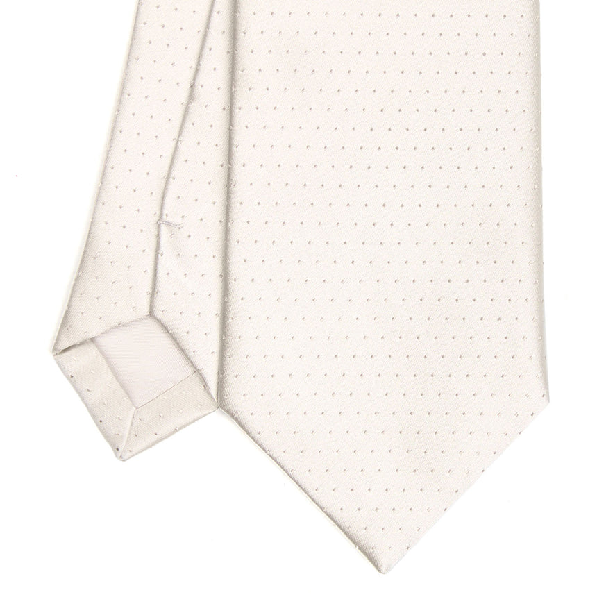 CRAVATTA CERIMONIA IN RASO DI SETA GRIGIO CHIARO