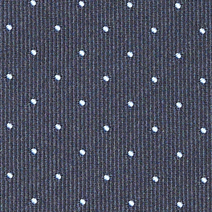 CRAVATTA SARTORIALE IN SETA JACQUARD BLU SCURO