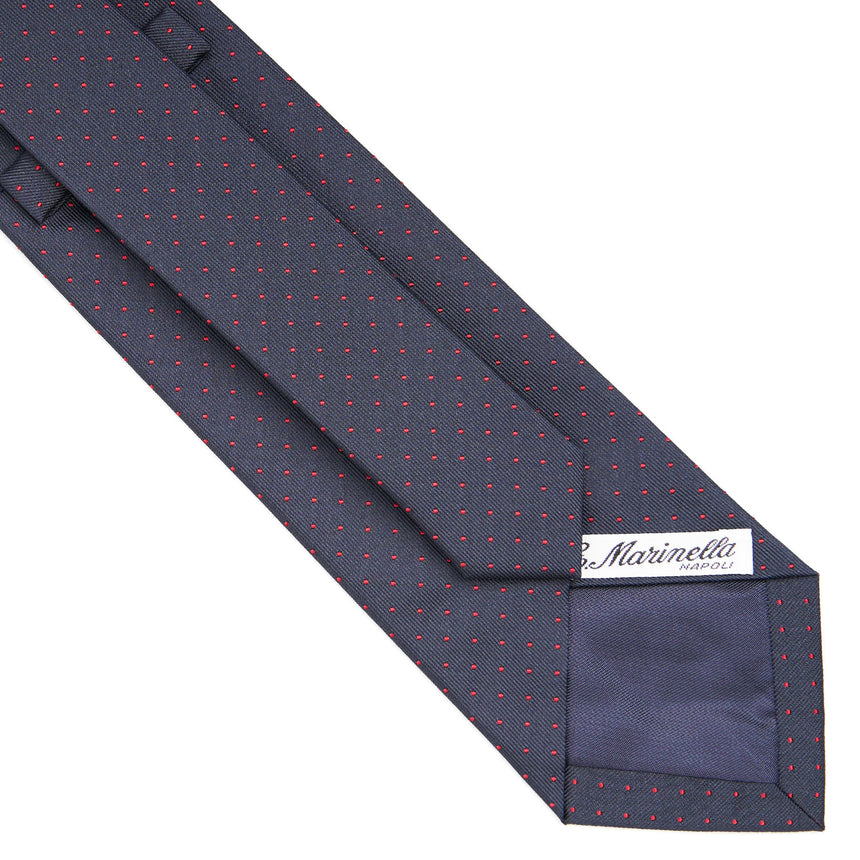 DARK BLUE SARTORIAL JACQUARD SILK TIE