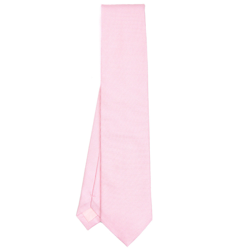 PINK CEREMONIAL TIE IN JACQUARD SILK