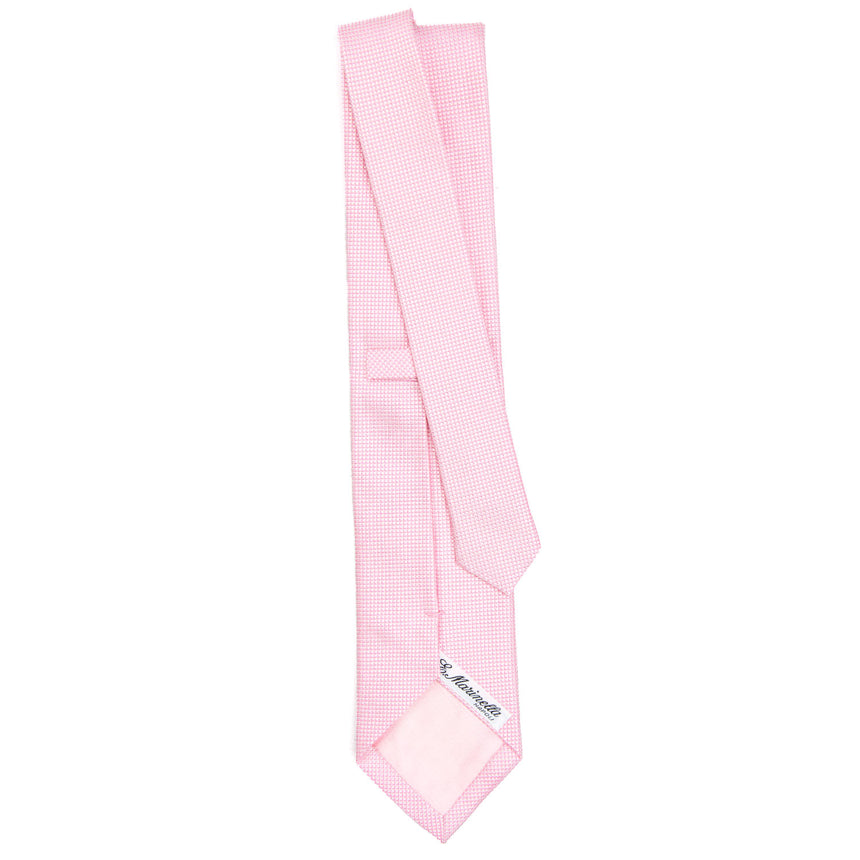 PINK CEREMONIAL TIE IN JACQUARD SILK