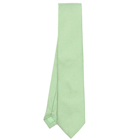 LIGHT GREEN CEREMONIAL JACQUARD SILK TIE