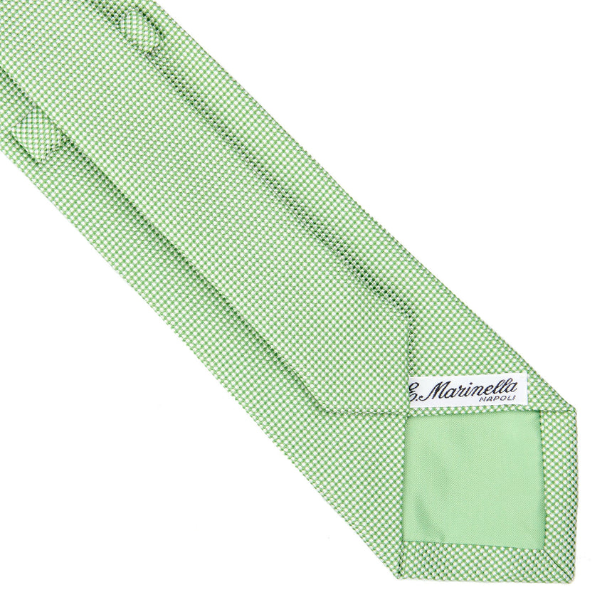 LIGHT GREEN CEREMONIAL JACQUARD SILK TIE