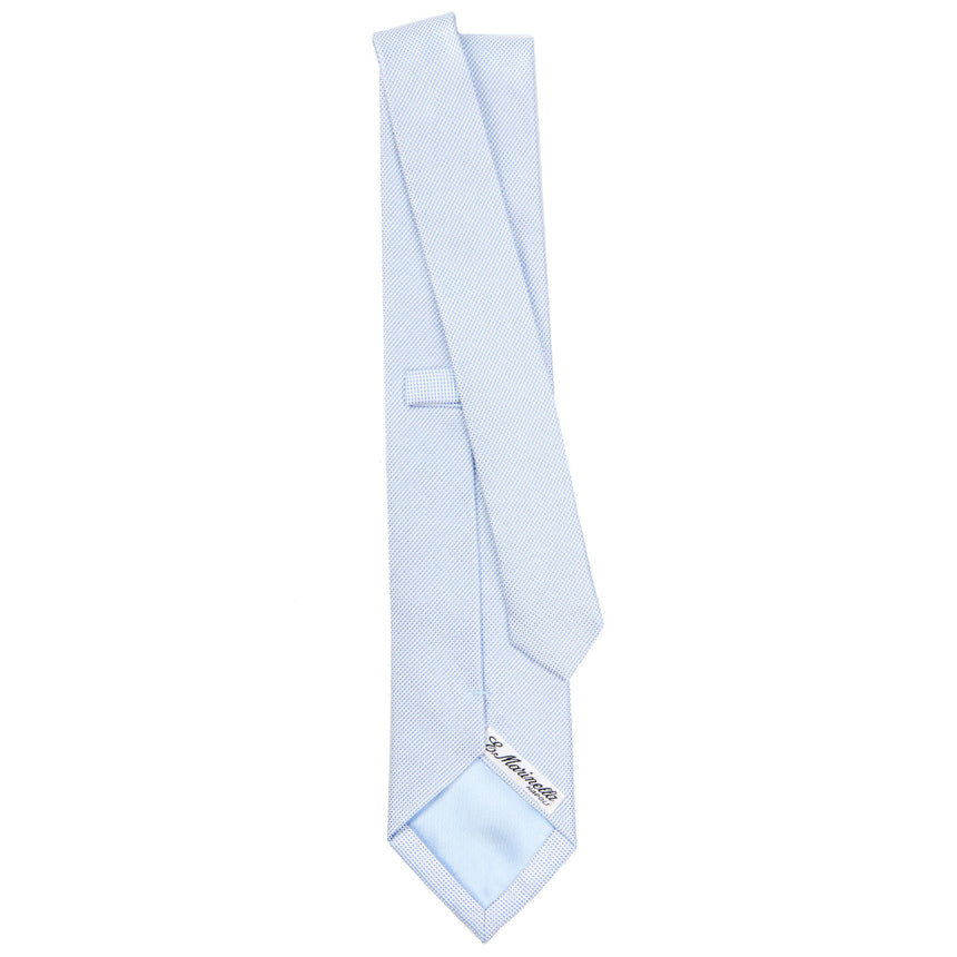 LIGHT BLUE CEREMONIAL JACQUARD SILK TIE