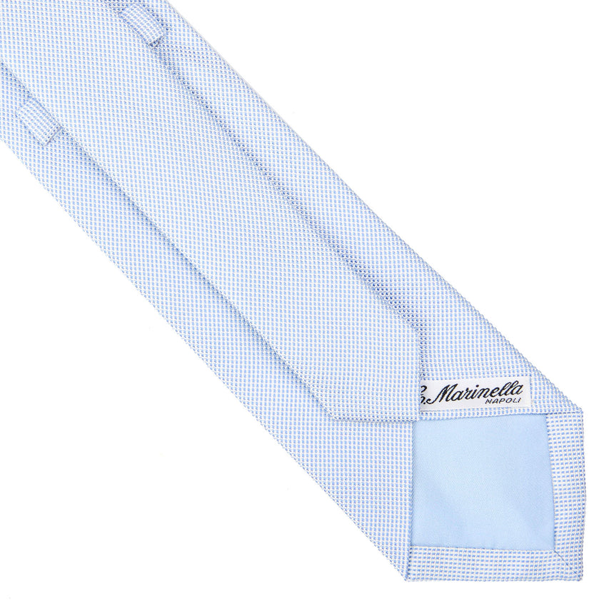 LIGHT BLUE CEREMONIAL JACQUARD SILK TIE