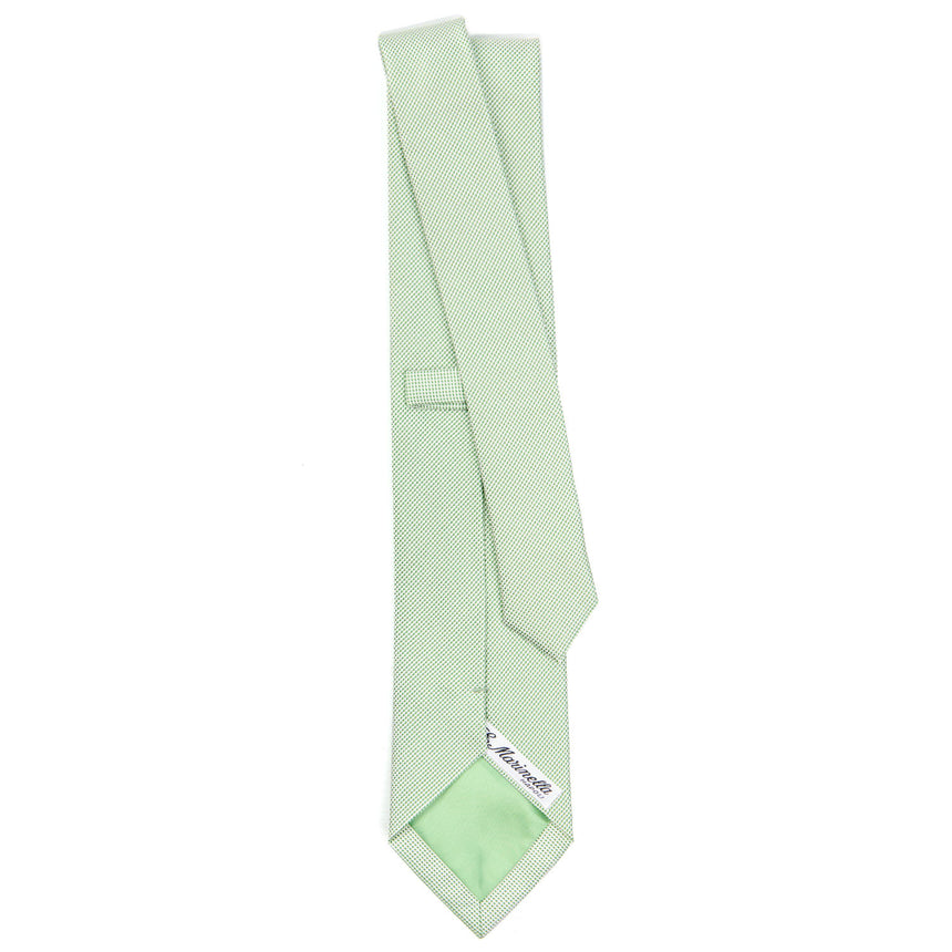 LIGHT GREEN CEREMONIAL JACQUARD SILK TIE