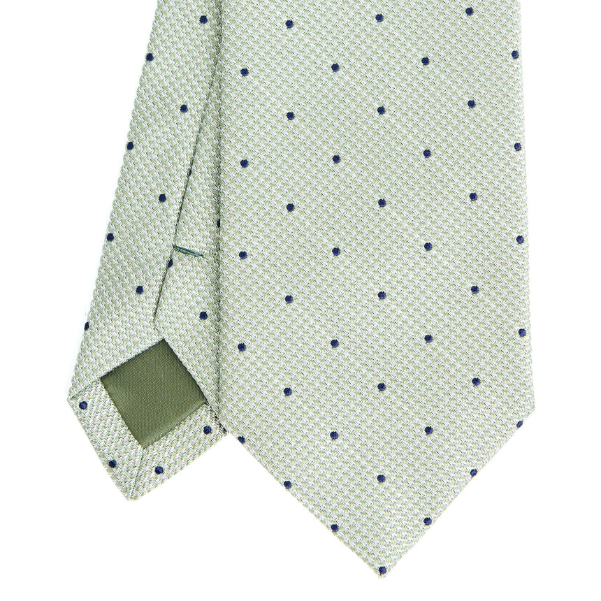 CRAVATTA CERIMONIA IN SETA JACQUARD VERDE CHIARO