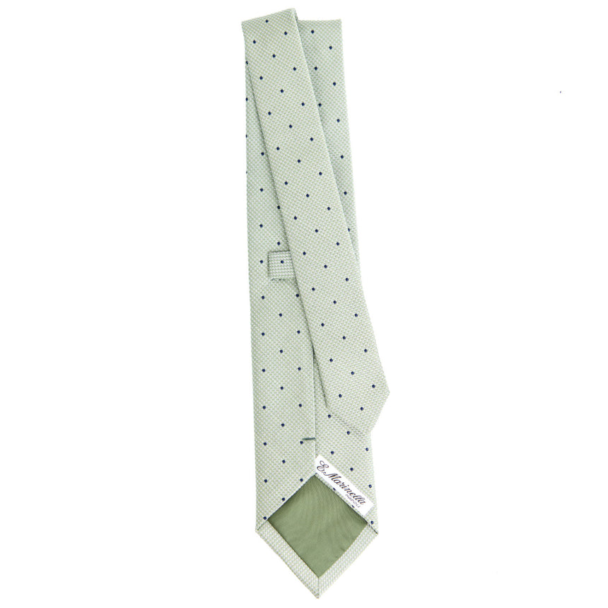 CRAVATTA CERIMONIA IN SETA JACQUARD VERDE CHIARO