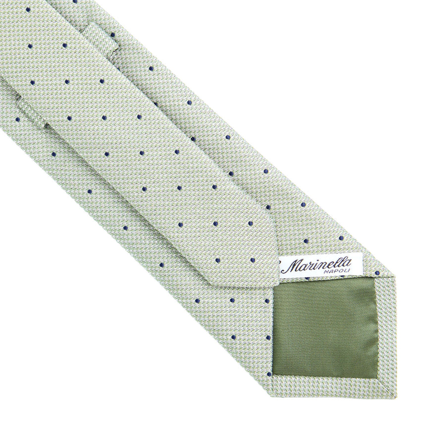 CRAVATTA CERIMONIA IN SETA JACQUARD VERDE CHIARO