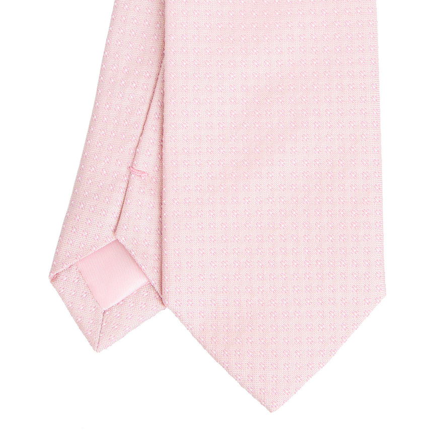 PINK CEREMONIAL JACQUARD SILK TIE
