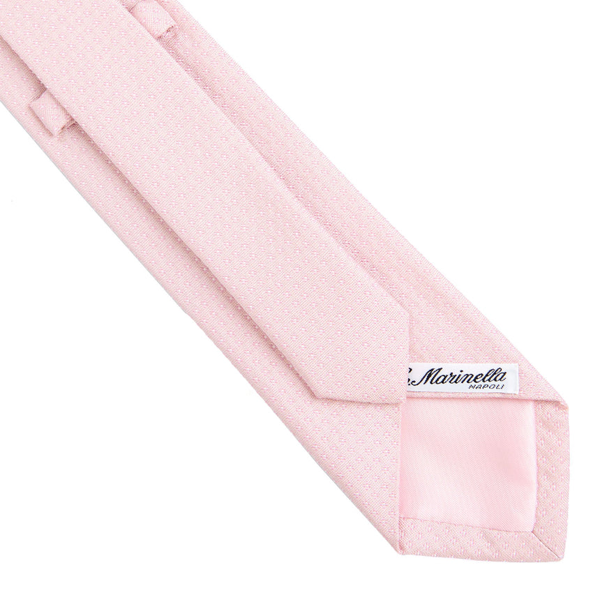 PINK CEREMONIAL JACQUARD SILK TIE