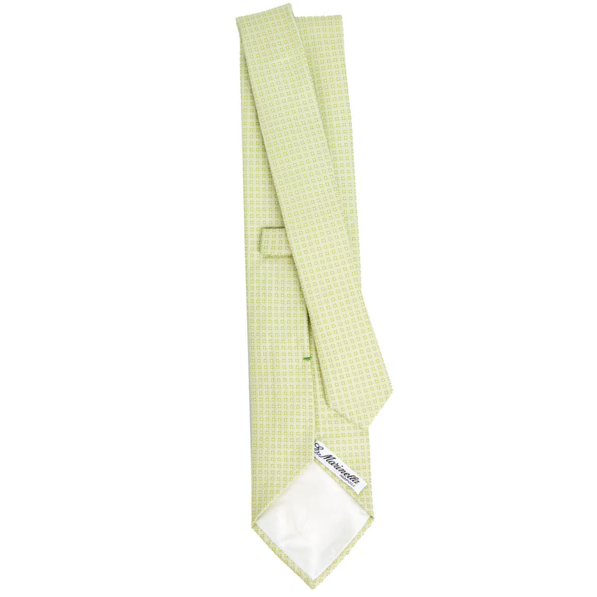 CRAVATTA CERIMONIA IN SETA JACQUARD VERDE CHIARO