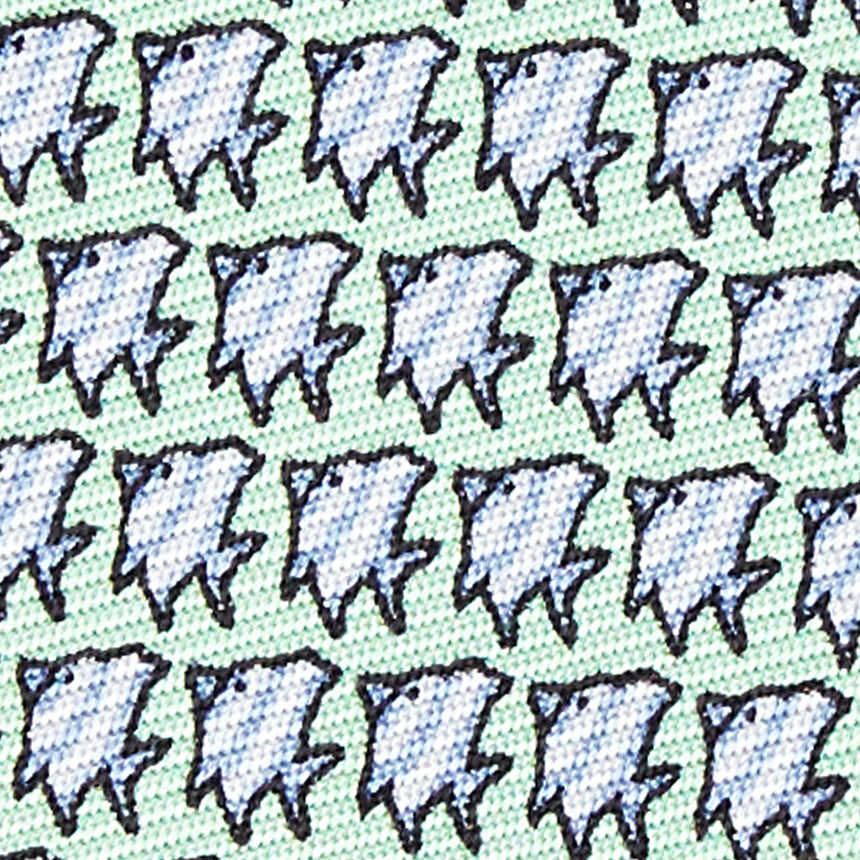 LIGHT GREEN SARTORIAL CLASSIC SILK TIE