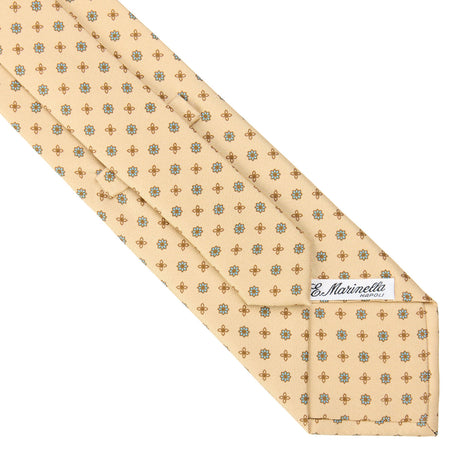 BEIGE SARTORIAL CLASSIC SILK TIE