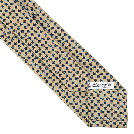 BEIGE SARTORIAL CLASSIC SILK TIE
