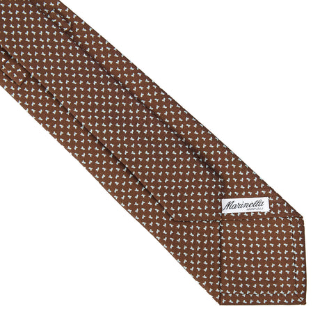 DARK BROWN SARTORIAL CLASSIC SILK TIE