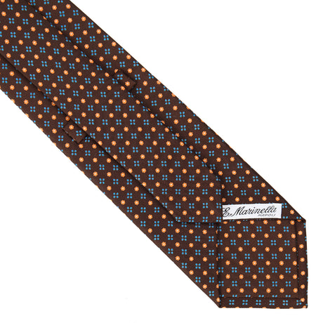 DARK BROWN SARTORIAL CLASSIC SILK TIE