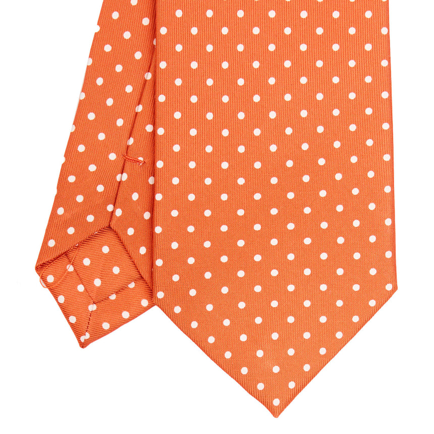 ORANGE SARTORIAL CLASSIC SILK TIE