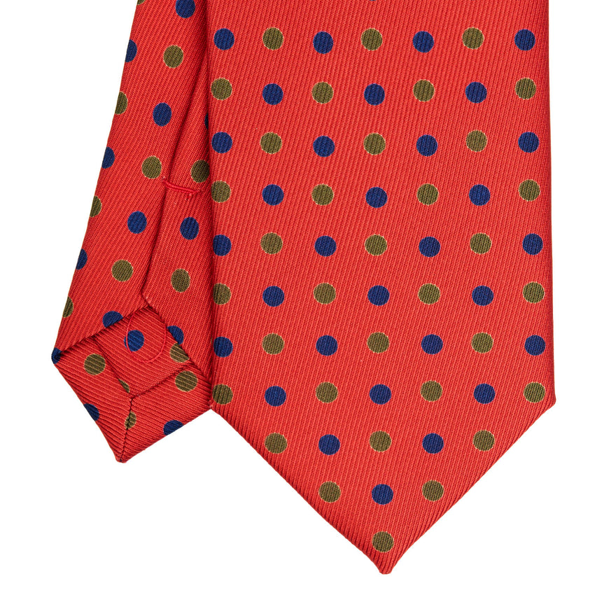 RED SARTORIAL CLASSIC SILK TIE