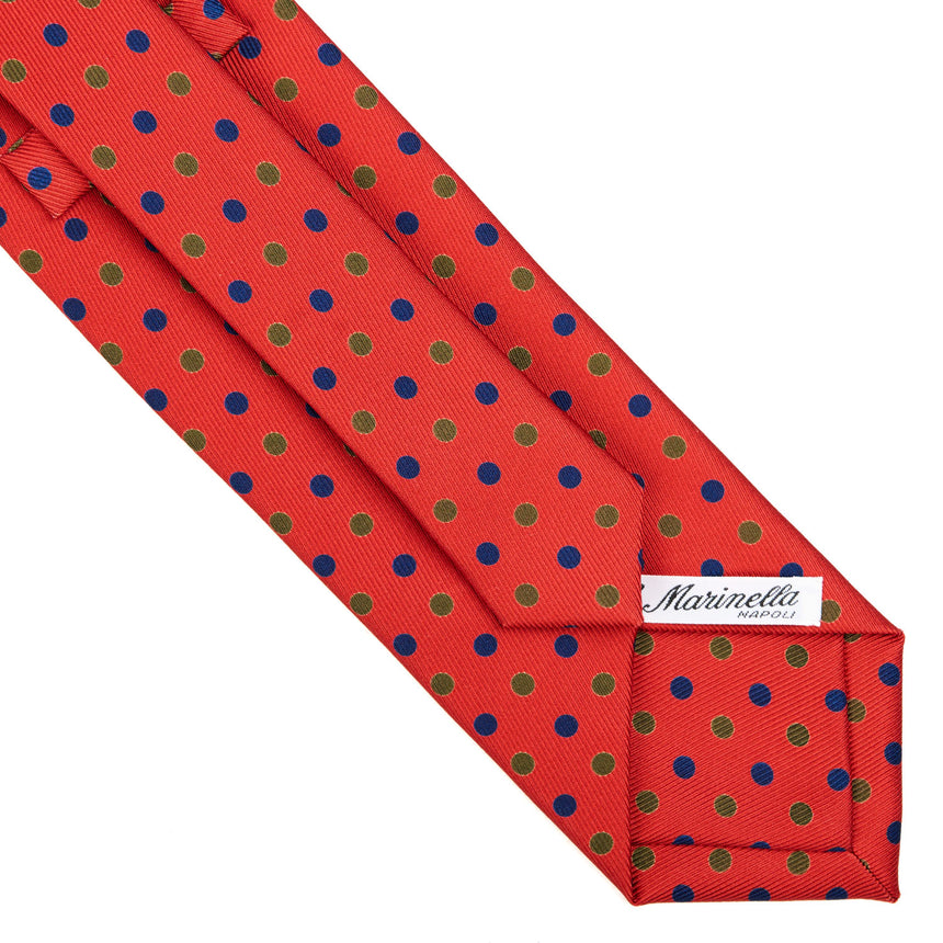 RED SARTORIAL CLASSIC SILK TIE