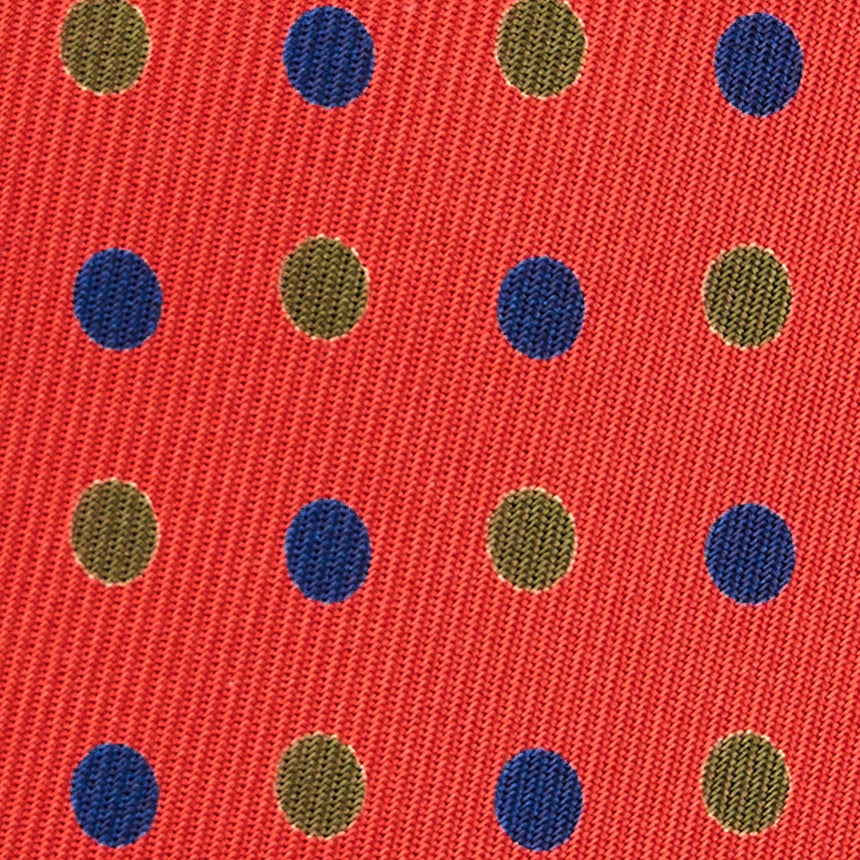 RED SARTORIAL CLASSIC SILK TIE