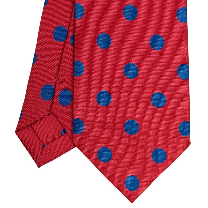 RED SARTORIAL CLASSIC SILK TIE