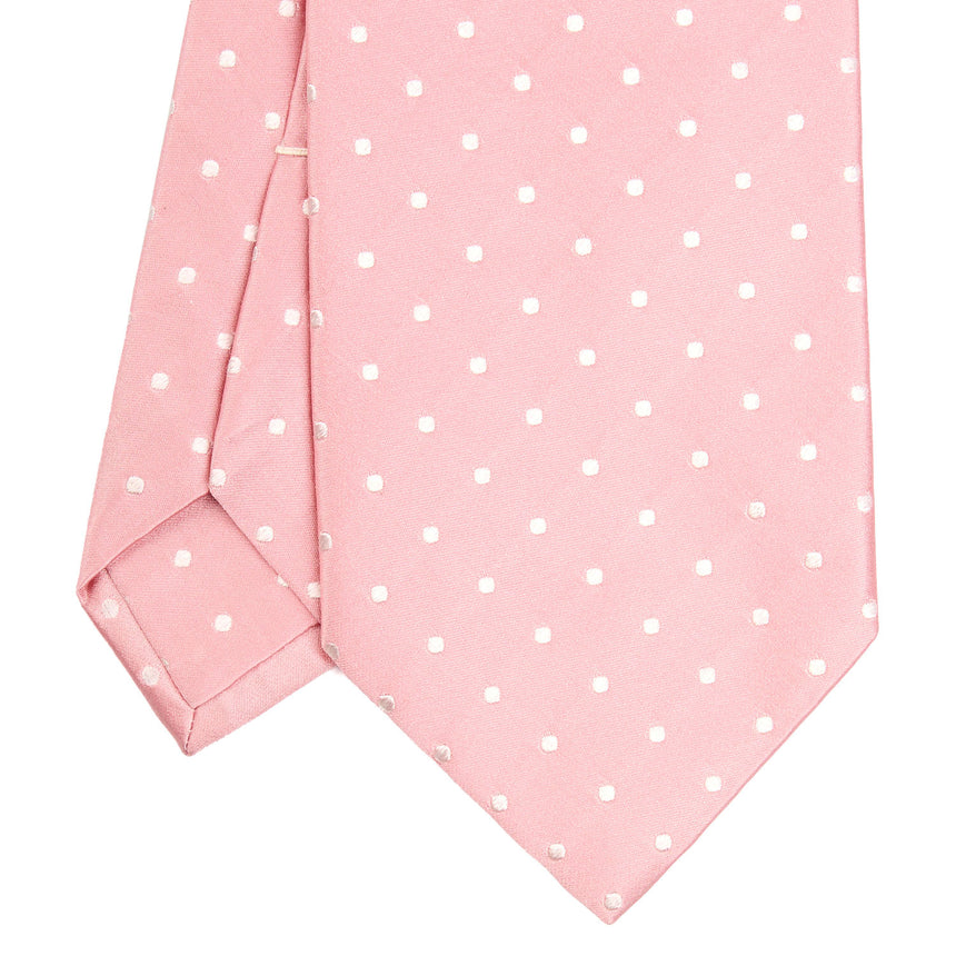 PINK SARTORIAL JACQUARD SILK TIE