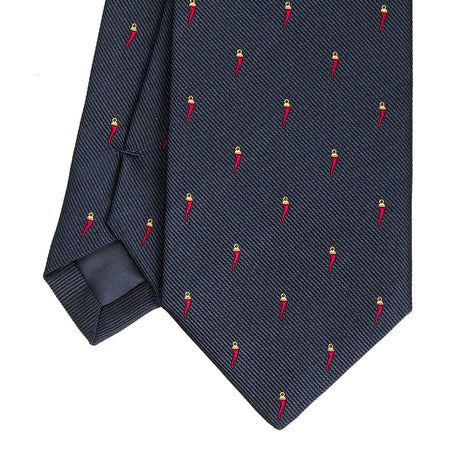 Cravatta in seta mimetica oro nero | Classy Men Collection Cravatta in seta mimetica oro nero | Classy Men Collection