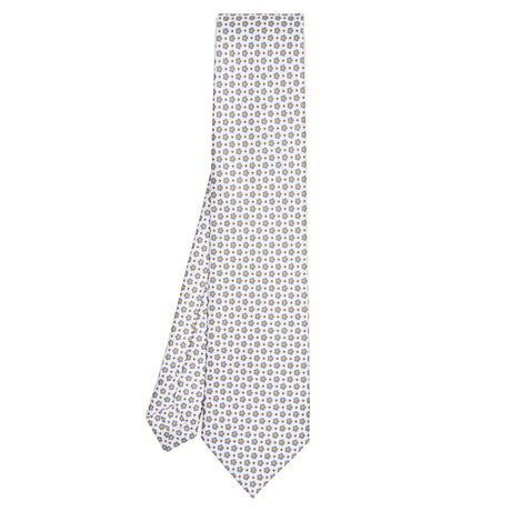 WHITE SARTORIAL CLASSIC SILK TIE
