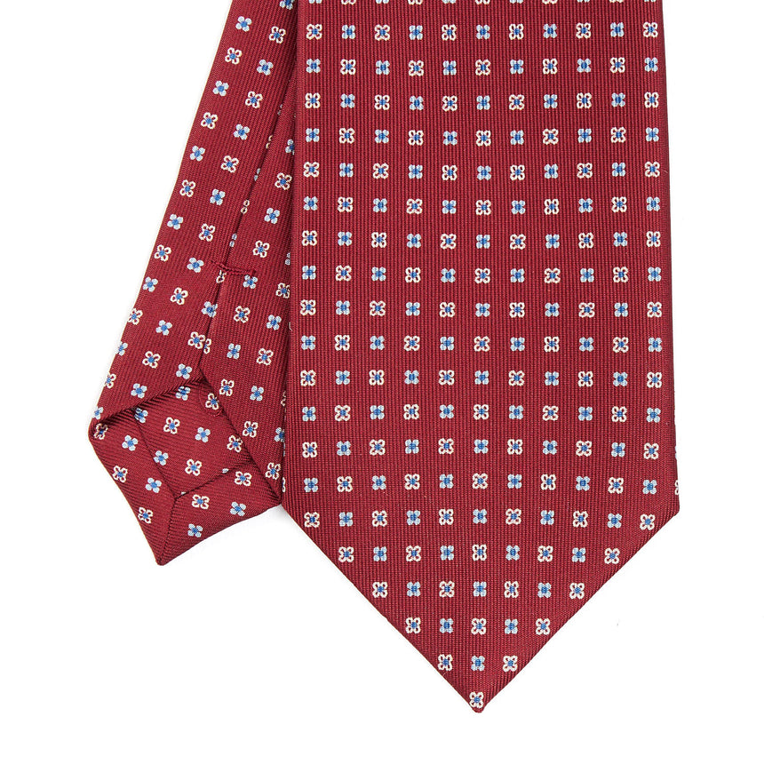 CRAVATTA SARTORIALE CLASSICA IN SETA BORDEAUX