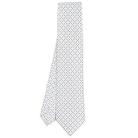 WHITE SARTORIAL CLASSIC SILK TIE