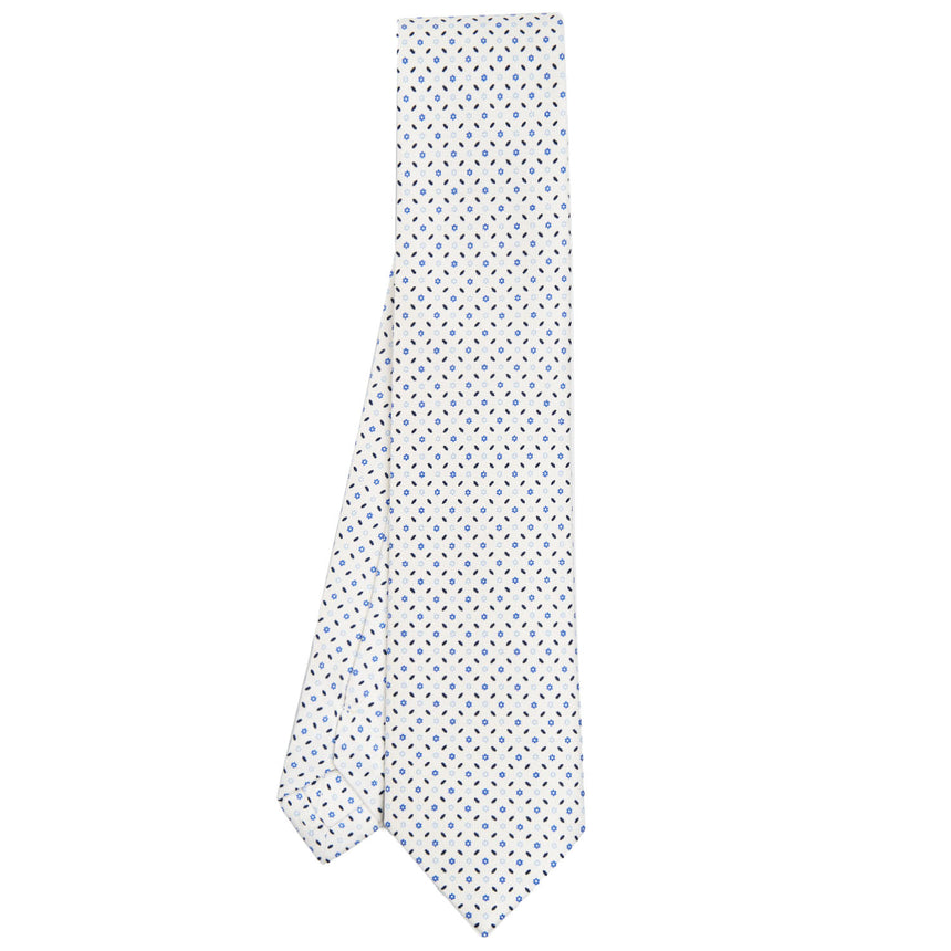 WHITE SARTORIAL CLASSIC SILK TIE