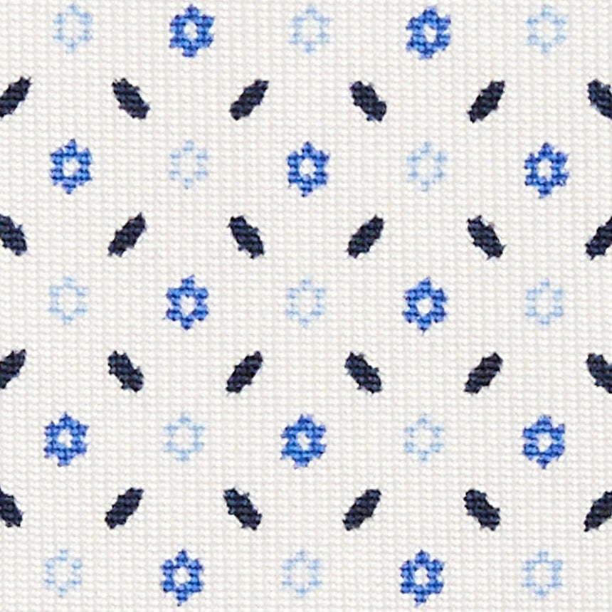 WHITE SARTORIAL CLASSIC SILK TIE