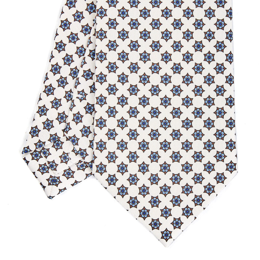 WHITE SARTORIAL CLASSIC SILK TIE