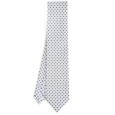 WHITE SARTORIAL CLASSIC SILK TIE