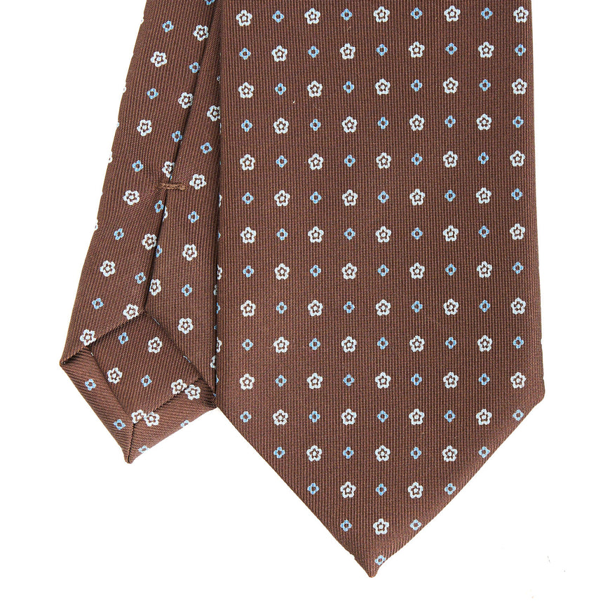 DARK BROWN CLASSIC SILK TIE