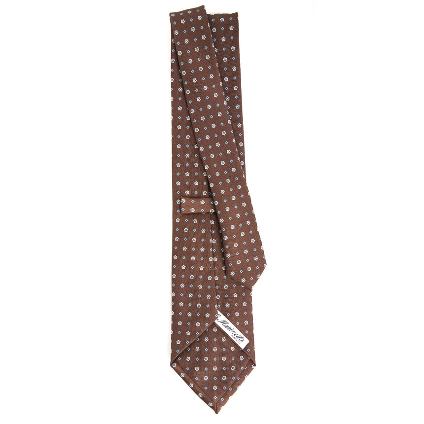 DARK BROWN CLASSIC SILK TIE