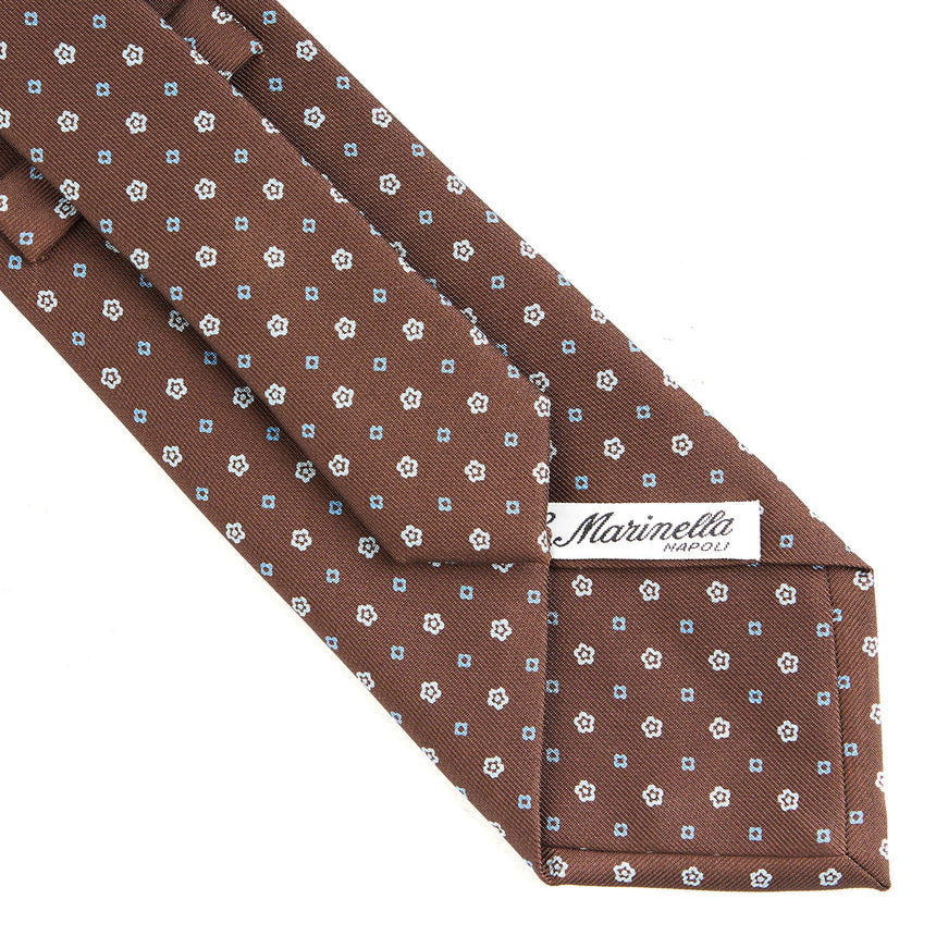 DARK BROWN CLASSIC SILK TIE