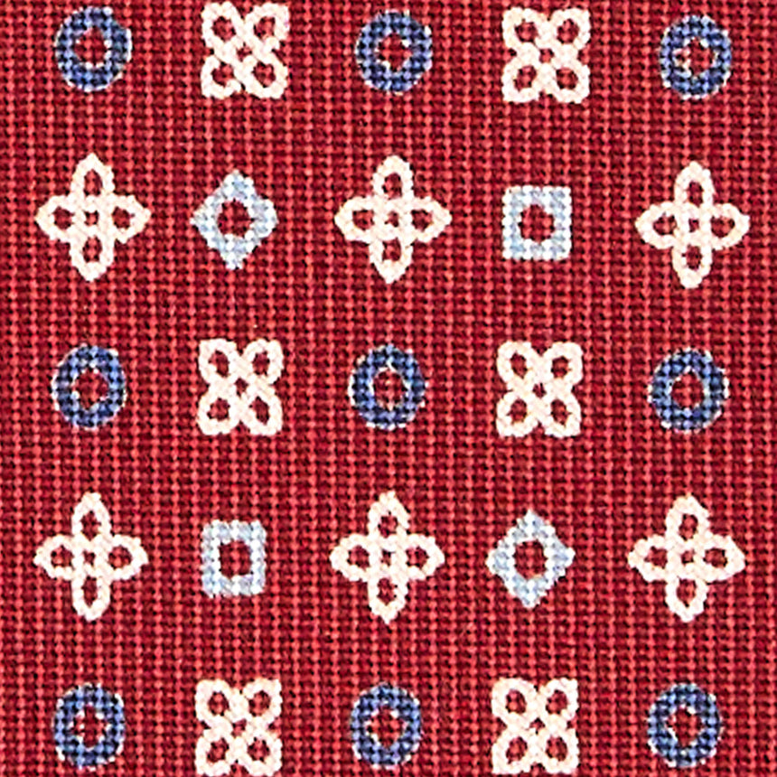 CRAVATTA SARTORIALE CLASSICA IN SETA BORDEAUX