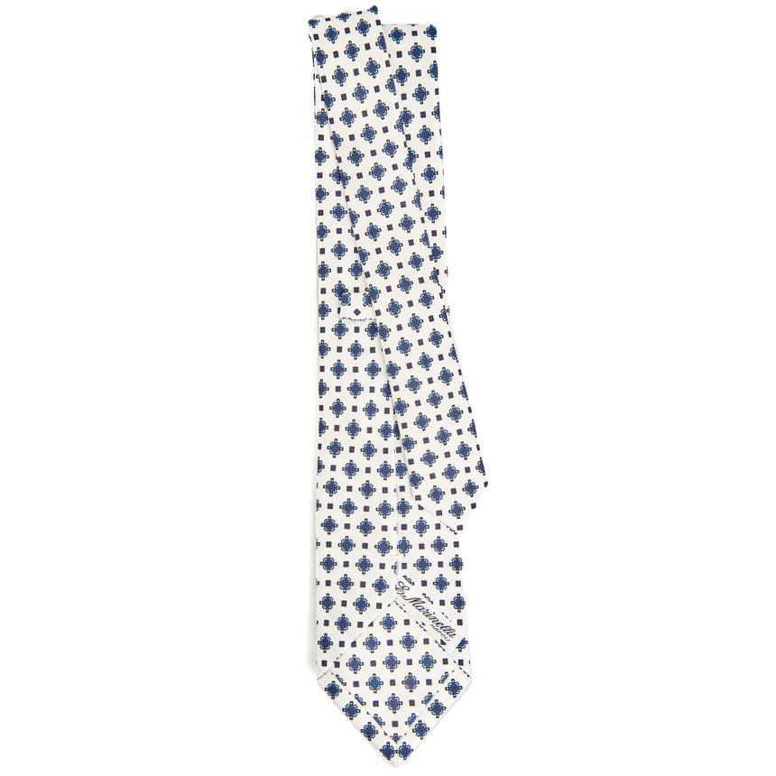 WHITE CLASSIC SILK TIE