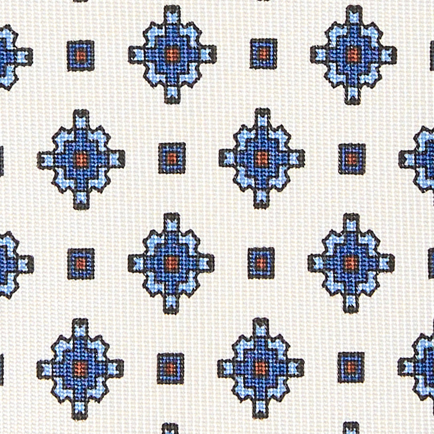 WHITE CLASSIC SILK TIE