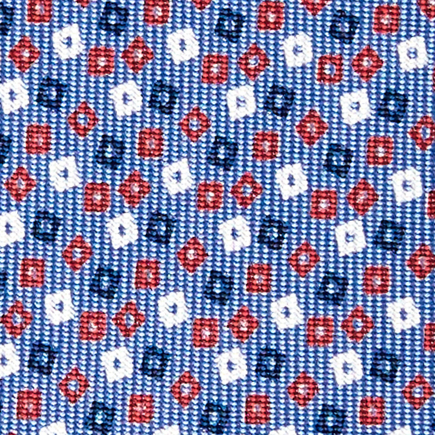 CRAVATTA SARTORIALE CLASSICA IN SETA AZZURRO POLVERE