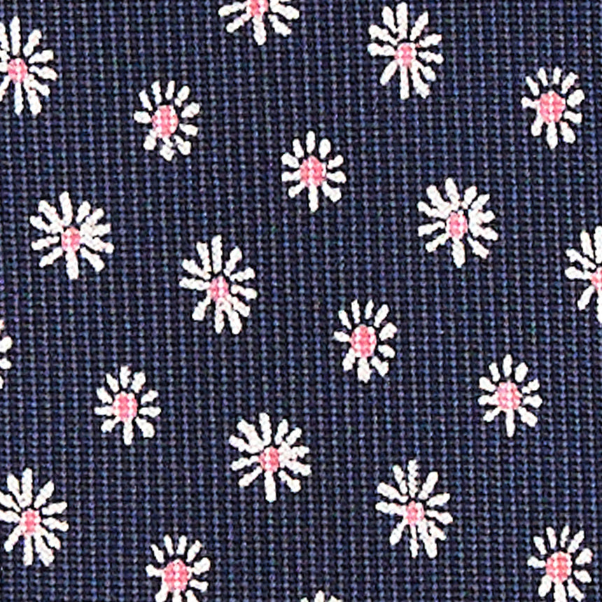 CRAVATTA SARTORIALE CLASSICA IN SETA BLU SCURO