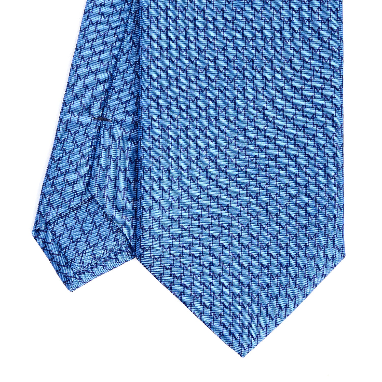 blue geometric tie