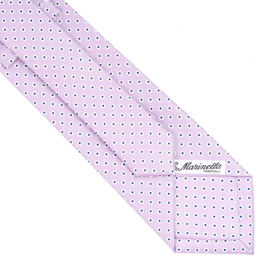 CRAVATTA SARTORIALE CLASSICA IN SETA LILLA