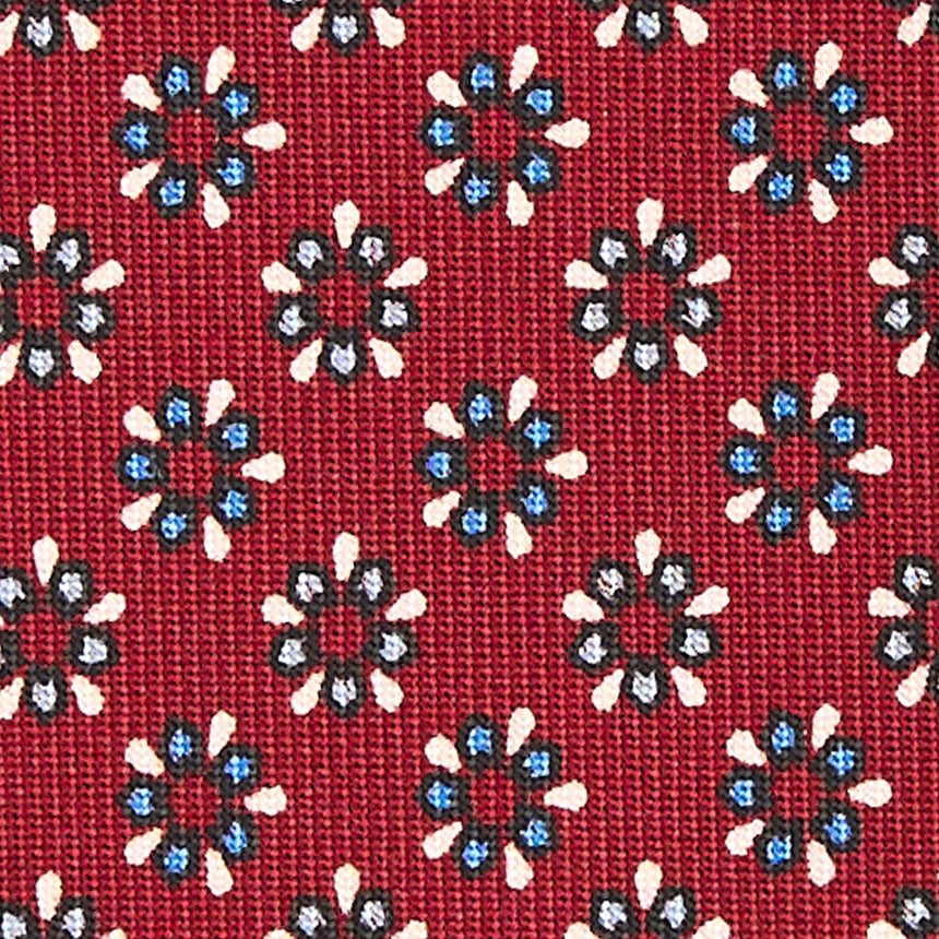 CRAVATTA SARTORIALE CLASSICA IN SETA BORDEAUX