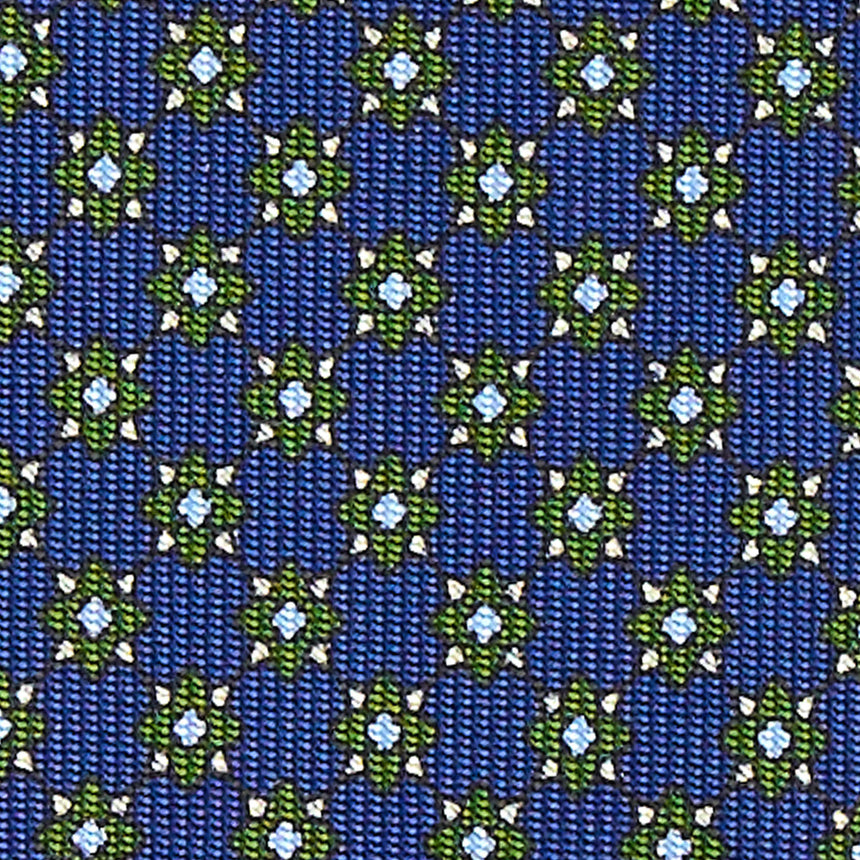 CRAVATTA SARTORIALE CLASSICA IN SETA BLU