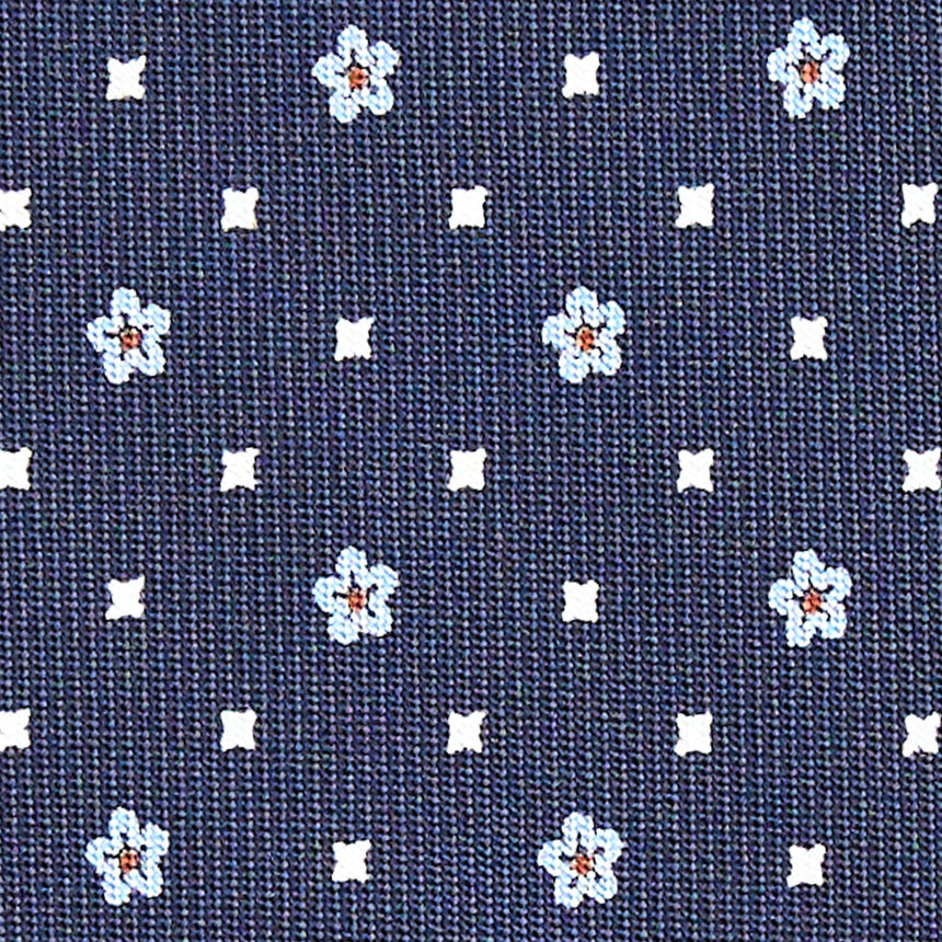CRAVATTA SARTORIALE CLASSICA IN SETA BLU SCURO